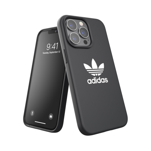 ADIDAS APPLE iPHONE 13/13 PRO COVER IN SILICONE COLORE NERO/BIANCO